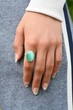 Срібна каблучка з м’ятно-зеленим улекситом (АРТ. №920g) Розмір 20.5 Dadiverin Jewelry - зображення 5