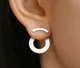 Сережки джекети зі срібла 925 (АРТ. №6186p) Dadiverin Jewelry - изображение 1