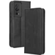 Чохол-книжка Deexe Retro Style для Xiaomi Poco F5 Pro / Redmi K60 / Redmi K60 Pro - Black - зображення 1