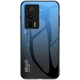 Защитный чехол Deexe Gradient Color для Xiaomi Poco F5 Pro / Redmi K60 / Redmi K60 Pro - Black / Blue - изображение 1