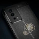 Силіконовий (TPU) чохол Deexe Leather Cover для Xiaomi Poco F5 Pro / Redmi K60 / Redmi K60 Pro - Black - зображення 5