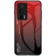 Защитный чехол Deexe Gradient Color для Xiaomi Poco F5 Pro / Redmi K60 / Redmi K60 Pro - Red / Black - изображение 1