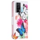 Чохол-книжка Deexe Color Wallet для Xiaomi Poco F5 Pro / Redmi K60 / Redmi K60 Pro - Two Butterflies - зображення 4