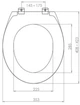 Сиденье - крышка для унитаза NKP Comfort 0301 термопласт - изображение 6