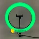 Кольцевая RGB LED лампа 30 см со штативом 2 метра (кольцевой свет) для селфи / фото / видео / инстаграма / тик тока / визажиста (1722-tg) - изображение 5