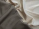 Ткань Шелк Армани двухцветный, бежево-серый - графит, пог. м. (а38, 2303019, цв9) - изображение 2
