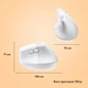 Миша Logitech Lift for Mac Vertical Ergonomic Mouse Off White (910-006477) - зображення 10
