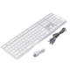 Клавиатура A4Tech FBX50C USB/Bluetooth White (FBX50C White) - изображение 4