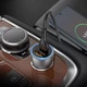 Автомобільний зарядний пристрій HOCO NZ8 Sprinter 43W dual port PD25W+QC3.0 car charger Brown (6931474782700) - изображение 3