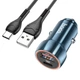 Автомобільний зарядний пристрій Hoco Z46A USB Type-C Sapphire Blue 20 W (6931474770387) - изображение 6