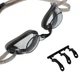 Очки для плавания стартовые Zelart Yingfa 330AF Black-Dark Grey - изображение 3