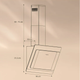 Витяжка Aurora Eco 90 550 м³/год 90 см - зображення 6