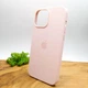 Чохол Silicone Case with MagSafe для iPhone 13 Pro Max Chalk Pink - зображення 1