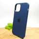 Чехол Silicone Case with MagSafe для iPhone 12/12 Pro Deep Navy - изображение 1