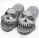 Повседневные тапочки Skull для пляжа и улицы Серые 39р 25.5см Без бренда (Skslip39gray) - изображение 2