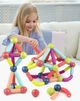 Детский магнитный 3D конструктор набор 36 цветных деталей для творчества Magnetic Sticks FD136 - изображение 1