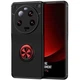 Чехол с магнитным кольцом UniCase Magnetic Ring для Xiaomi 13 Ultra - Black / Red - изображение 1