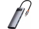 Док-станція для ноутбука BASEUS Metal Gleam Series 5-in-1 Multifunctional Type-C HUB Docking Station Space Gray (CAHUB-CX0G) - изображение 2