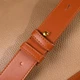 Сумка кросс-боди круглая из натуральной кожи 22092 Vintage бежевая. - изображение 7