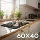 Коврик для сушки посуды EVAPUZZLE KITCHEN 60x40 см (сушилка для посуды, коврик для кухни, под посуду) Черный - изображение 2