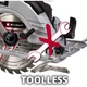 Дисковая пила Einhell TE-CS 18/190 Li BL - Solo акум., PXC, 18В, диск 190х20 мм (без АКБ та ЗП) (4331210) - изображение 4