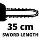 Цепная пила Einhell GC-EC 1935, 1900 Вт, 35 см, 4.66 кг (4501220) - изображение 2