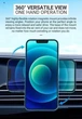 Автомобільний тримач для телефону з бездротовою зарядкою HOCO CA91 Magnetic Wireless Fast Charging 15W Max Чорно-Сірий (6931474753465) - зображення 7