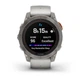 Смарт-часы Garmin Fenix 7 Pro Sapphire Solar Edition Titanium with Fog Gray/Ember Orange Band (010-02777-21) - изображение 8