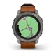 Смарт-часы Garmin Fenix 7 Pro Sapphire Solar Edition Titanium with Chestnut Leather Band (010-02777-30) - изображение 4