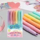 Маркери-хайлайтери "PASTEL" текстові клиноподібний наконечник 6 пастельних кольорів 84965PTR 5907620184965 - зображення 2