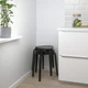 Табурет IKEA KYRRE чорний (704.349.76) - изображение 2
