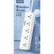 Удлинитель сетевой Ldnio SC5415 3USB Type-C 5 розеток 2м белый - изображение 7