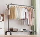 Напольная вешалка для одежды и обуви металлическая с крючками Clother Rack стойка для вещей стеллаж Черная GS-6286 - изображение 9