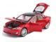 Модель машинки BauTech Tesla S 1:32 металева зі фарами, що світяться, Червоний (1012-059-00) - зображення 1
