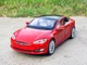 Модель машинки BauTech Tesla S 1:32 металева зі фарами, що світяться, Червоний (1012-059-00) - зображення 4