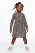 Платье темно-серое цветочный принт H&M 110-116см (400092658) - изображение 2