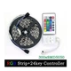 Светодиодная лента LED 5м на 12в SMD 3528 RGB с пультом и блоком питания Угол свечения 120° - изображение 8