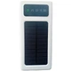 УМБ Power Bank Solar 30000mAh повербанк 4 в 1 с солнечной панелью, экраном, фонариком White (11230) - изображение 1