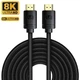 Кабель з підтримкою 8K HDMI на HDMI BASEUS High Definition Series (10m, 8K@60Hz, HDMI2.1). Black - зображення 1