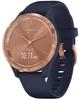 Смарт-годинник Garmin vivomove 3S Rose Gold Stainless Steel Bezel w. Navy and Silicone B. (010-02238-03) - изображение 1