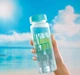 Універсальна сучасна компактна пляшечка з чохлом My Bottle 500мл Синя - зображення 4