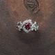 Вінтажна срібна каблучка з червоним фіанітом (АРТ. №960) Розмір 18.5 Dadiverin Jewelry - изображение 3