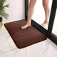 Килимок для ванної кімнати смужка 40*60 см. Homytex Brown - зображення 3