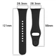 Ремешок Jsota для Redmi Watch 3 (Силиконовый) Grey (33113-33) - изображение 3