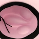 Шляпа унисекс No Brand Федора с устойчивыми полями розовая - изображение 5
