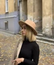 Шляпа унисекс No Brand Федора с устойчивыми полями бежевая (кэмэл) - изображение 4