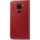 Кожаный чехол-книжка GETMAN Gallant (PU) для Xiaomi Redmi Note 9 / Redmi 10X Red - изображение 2