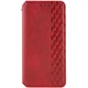 Кожаный чехол-книжка GETMAN Cubic для Xiaomi Redmi Note 13 Pro 4G / Poco M6 Pro 4G Красный - изображение 1