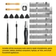 Набір 145 в 1 Jakemy JM-8183 для розбирання мобільних телефонів і планшетів - изображение 3