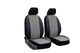 Авточехлы на передние сидения для SUBARU FORESTER 2002-2008 Pok-ter Perline из перфорированной эко кожи с серой вставкой - изображение 3